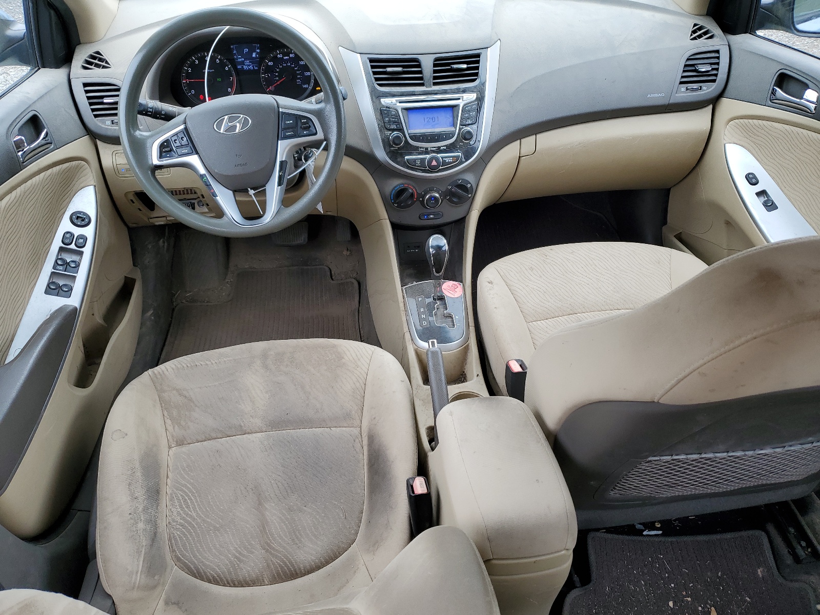 KMHCU4AE6DU461670 2013 Hyundai Accent Gls