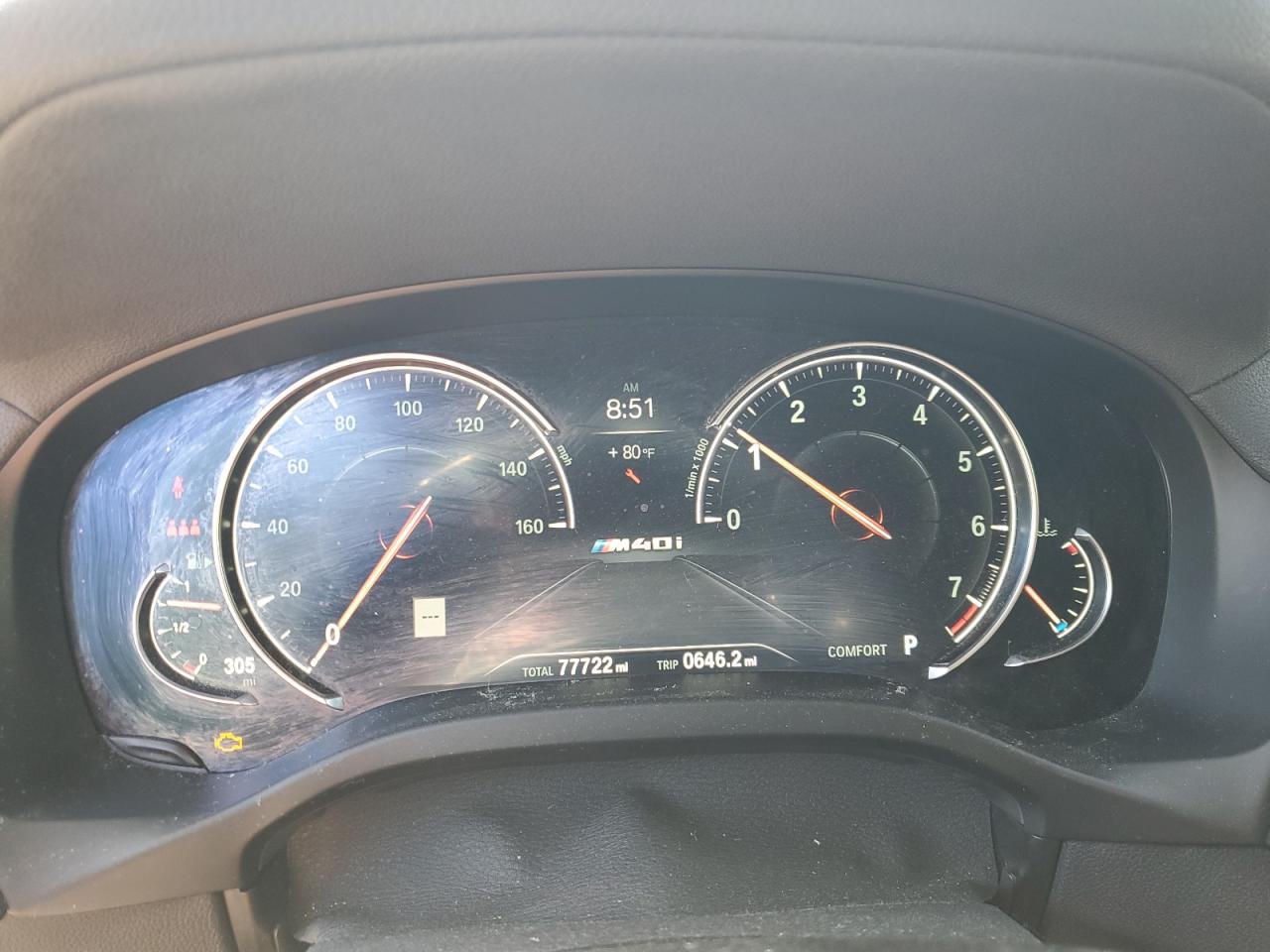 2019 BMW X3 xDrivem40I VIN: 5UXTS3C56K0Z05411 Lot: 58755294