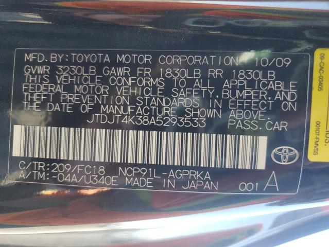 2010 TOYOTA YARIS 