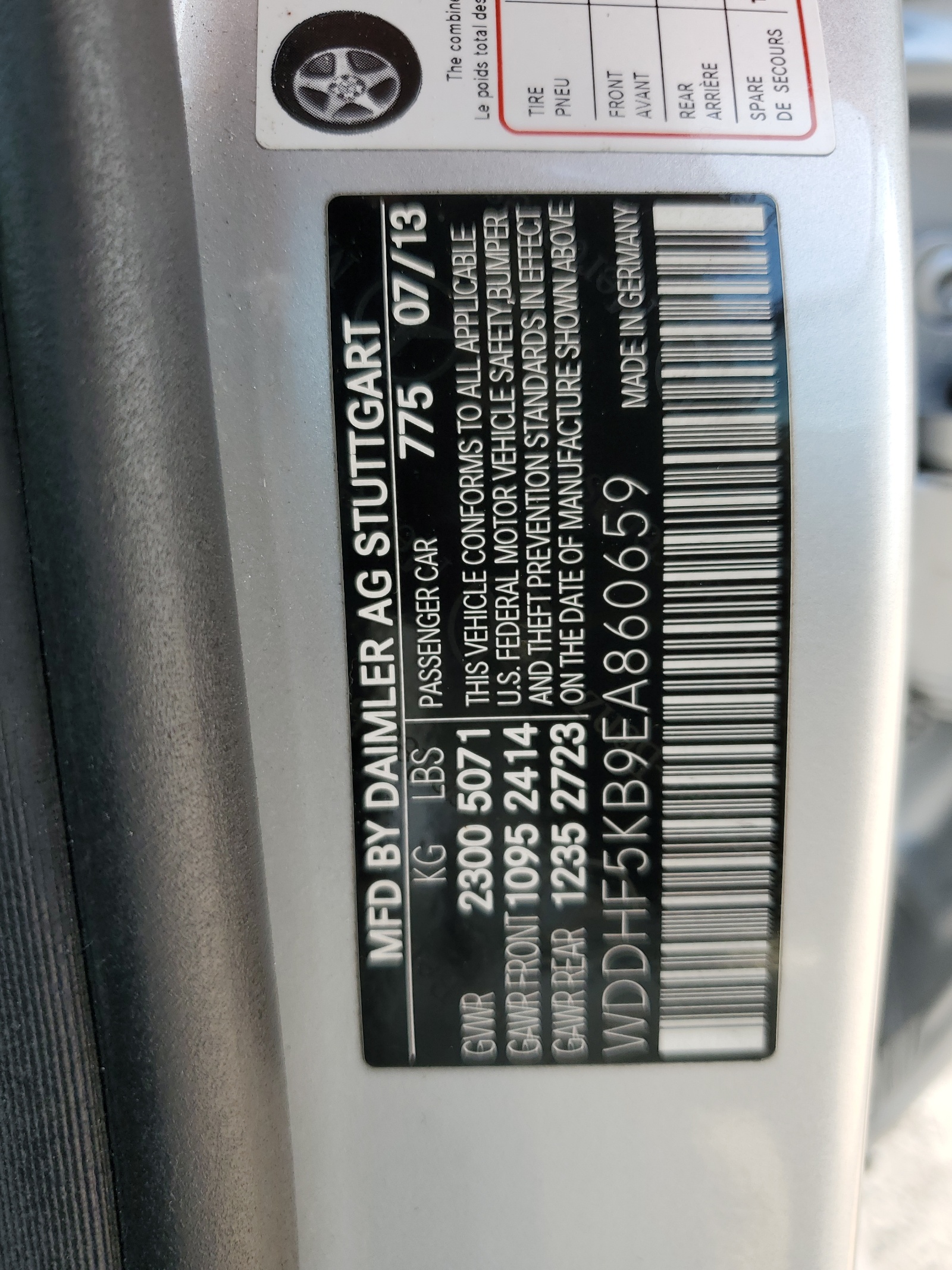 WDDHF5KB9EA860659 2014 Mercedes-Benz E 350