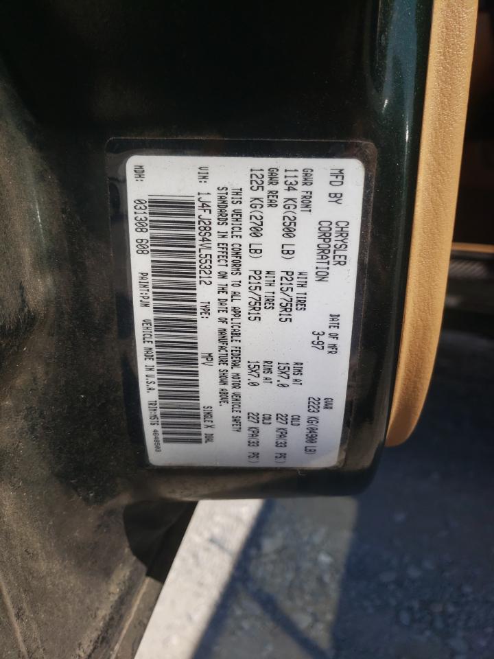 1997 Jeep Cherokee Se VIN: 1J4FJ28S4VL553212 Lot: 59321094