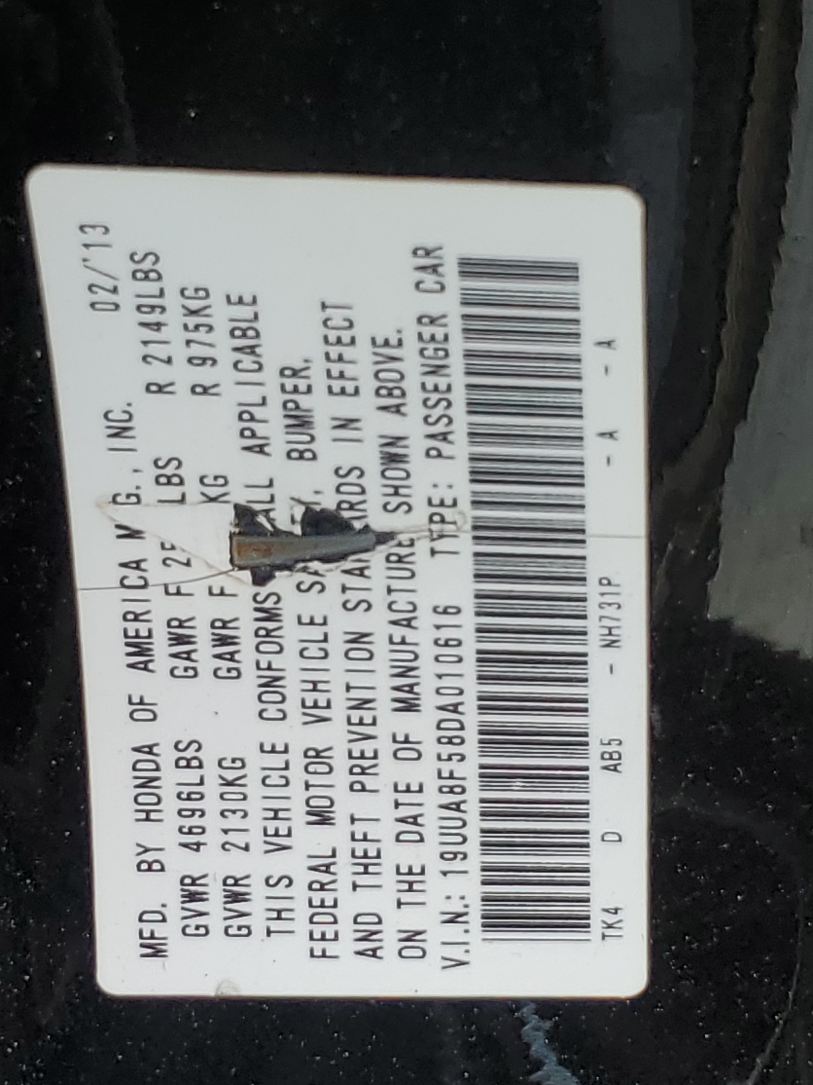 19UUA8F58DA010616 2013 Acura Tl Tech