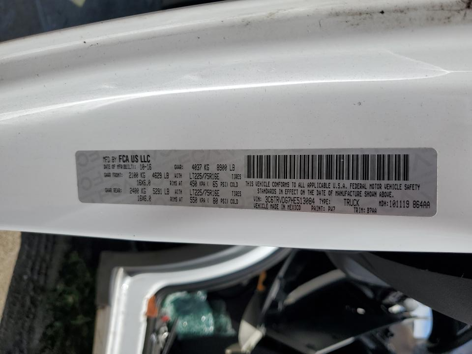 3C6TRVDG7HE513084 2017 Ram Promaster 2500 2500 High