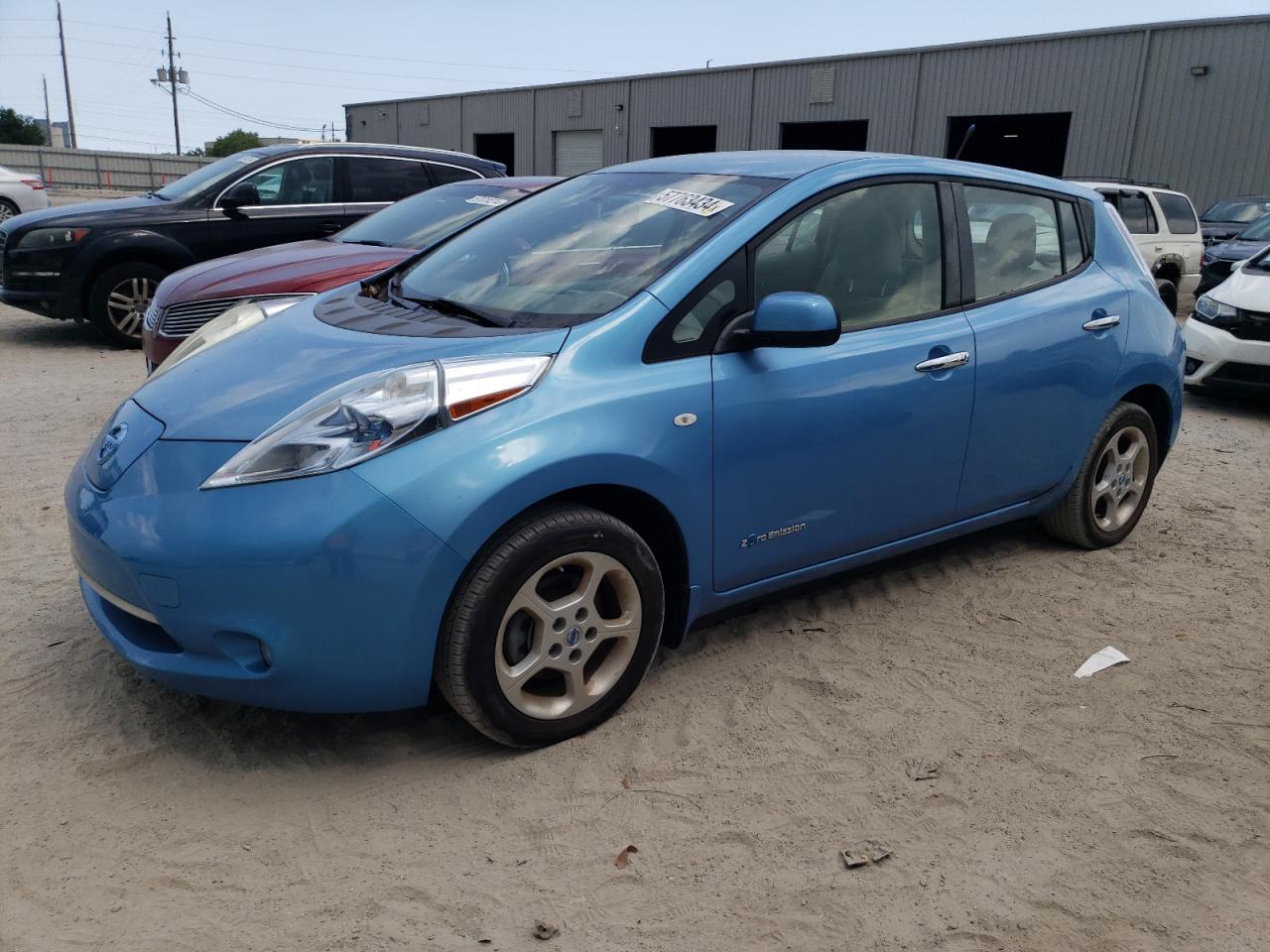 2011 Nissan Leaf Sv VIN: JN1AZ0CP1BT002458 Lot: 57763434