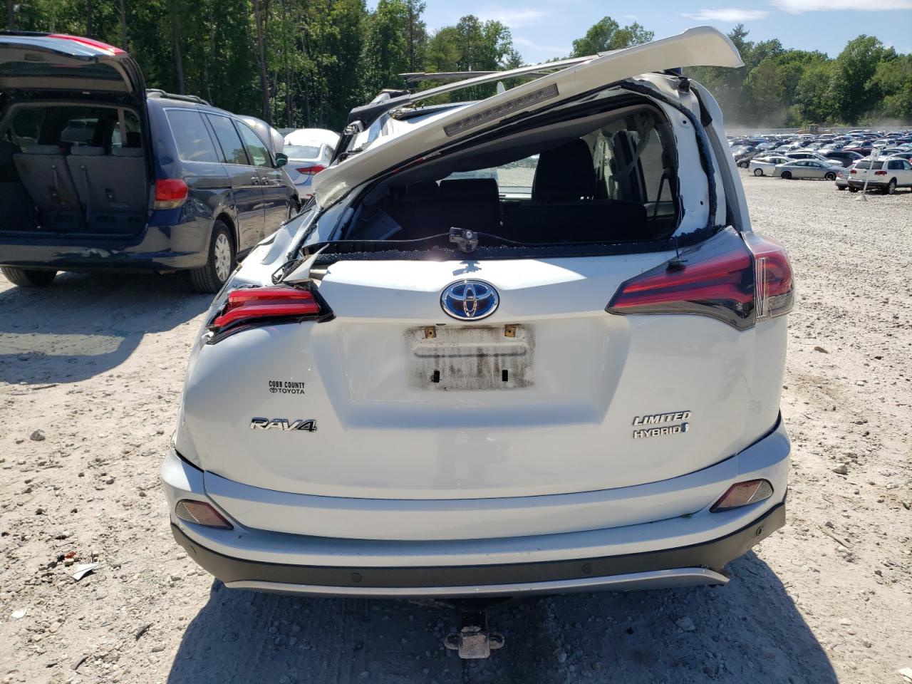 2017 Toyota Rav4 Hv Limited VIN: JTMDJREV1HD081148 Lot: 59042844