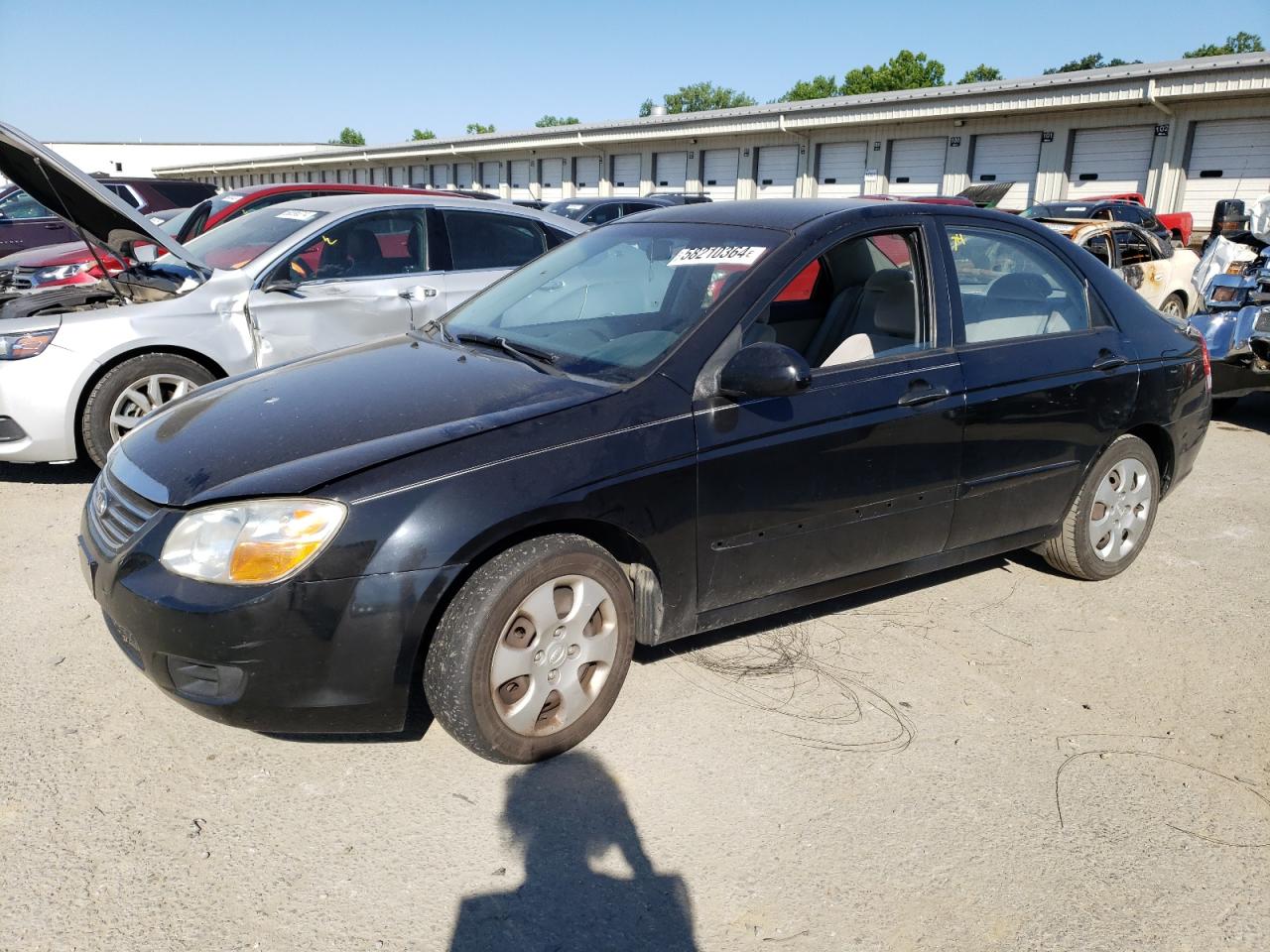 2009 Kia Spectra Ex VIN: KNAFE221295616857 Lot: 58210364