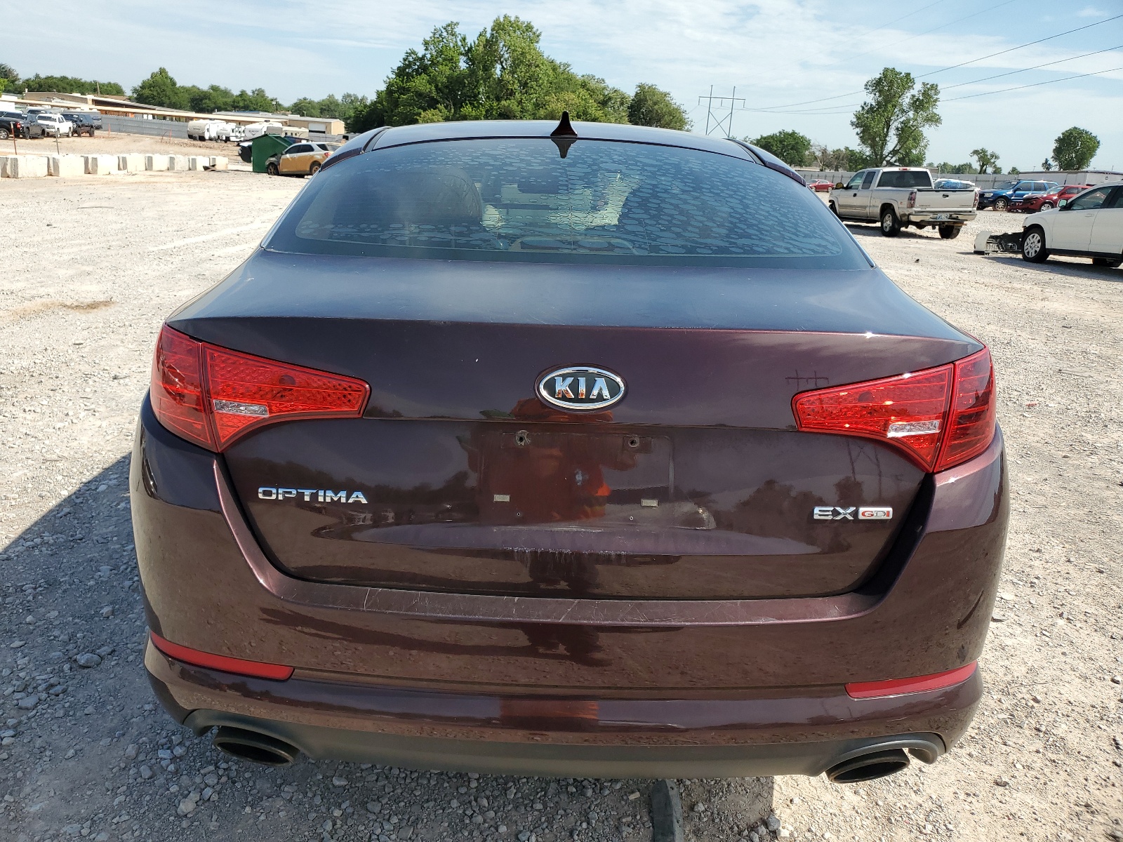 2012 Kia Optima Ex vin: 5XXGN4A77CG058497