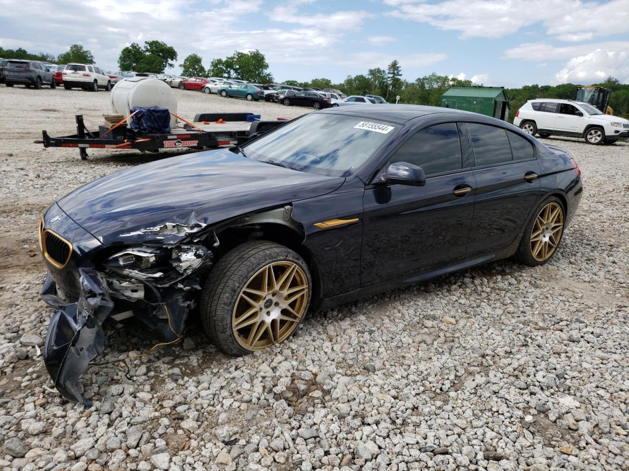 2014 BMW 650 I Gran Coupe VIN: WBA6B2C59ED129293 Lot: 58155544