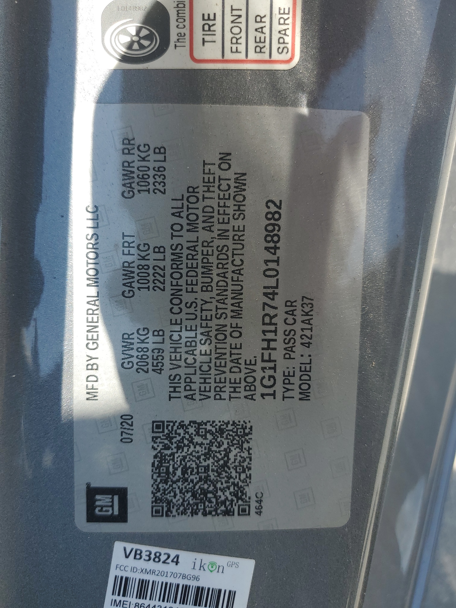 1G1FH1R74L0148982 2020 Chevrolet Camaro Ss