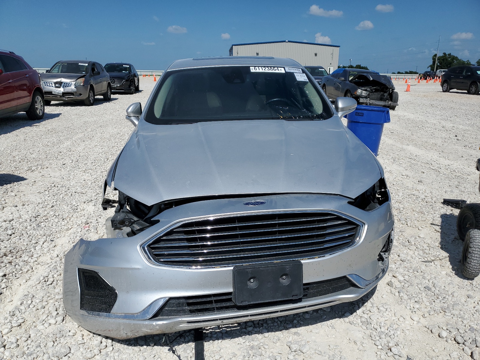 2019 Ford Fusion Sel vin: 3FA6P0CD0KR235415