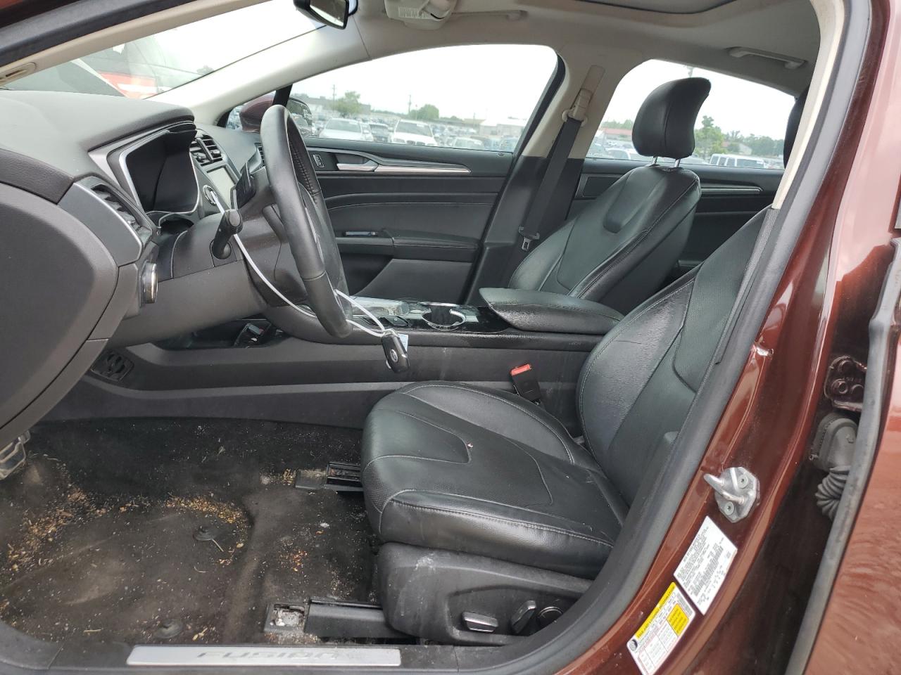 2015 Ford Fusion Titanium VIN: 3FA6P0K93FR180297 Lot: 59273274