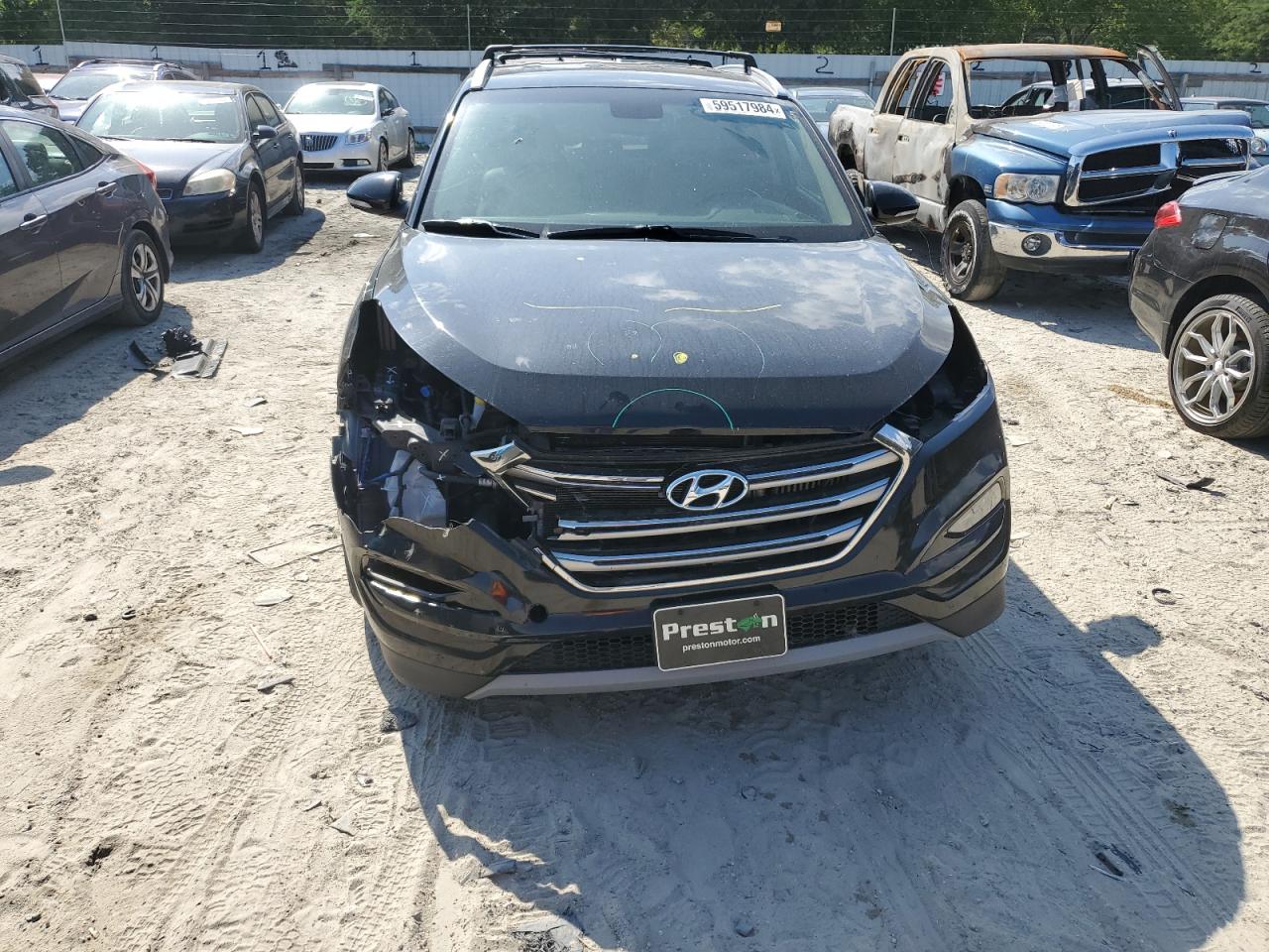 KM8J33A26HU516148 2017 Hyundai Tucson Limited