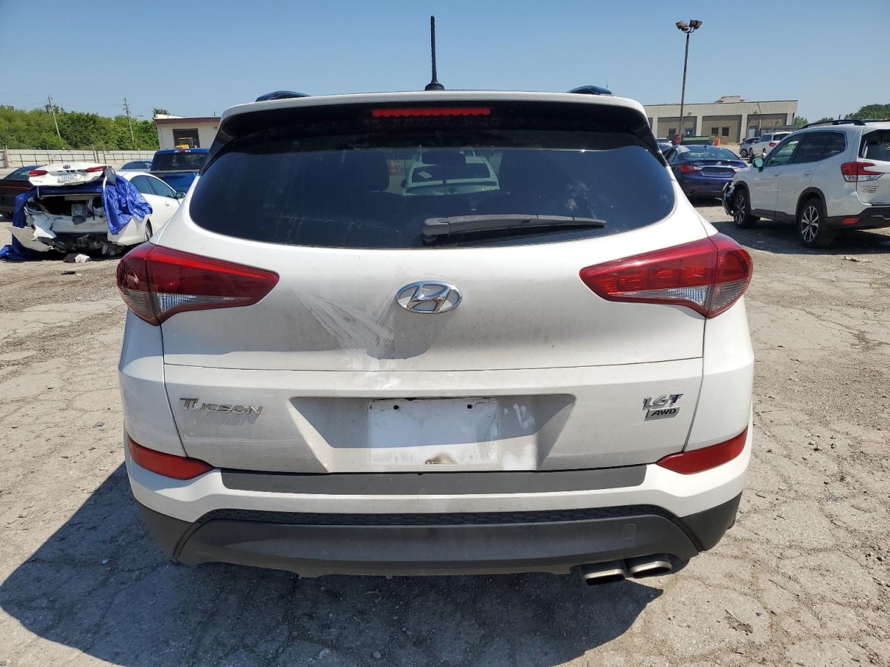 2017 Hyundai Tucson Limited VIN: KM8J3CA22HU537837 Lot: 59172714