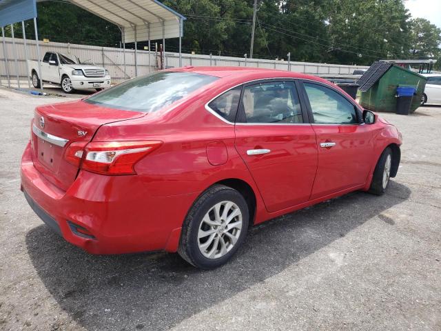 NISSAN SENTRA 2018 Красный