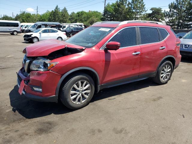  NISSAN ROGUE 2017 Czerwony