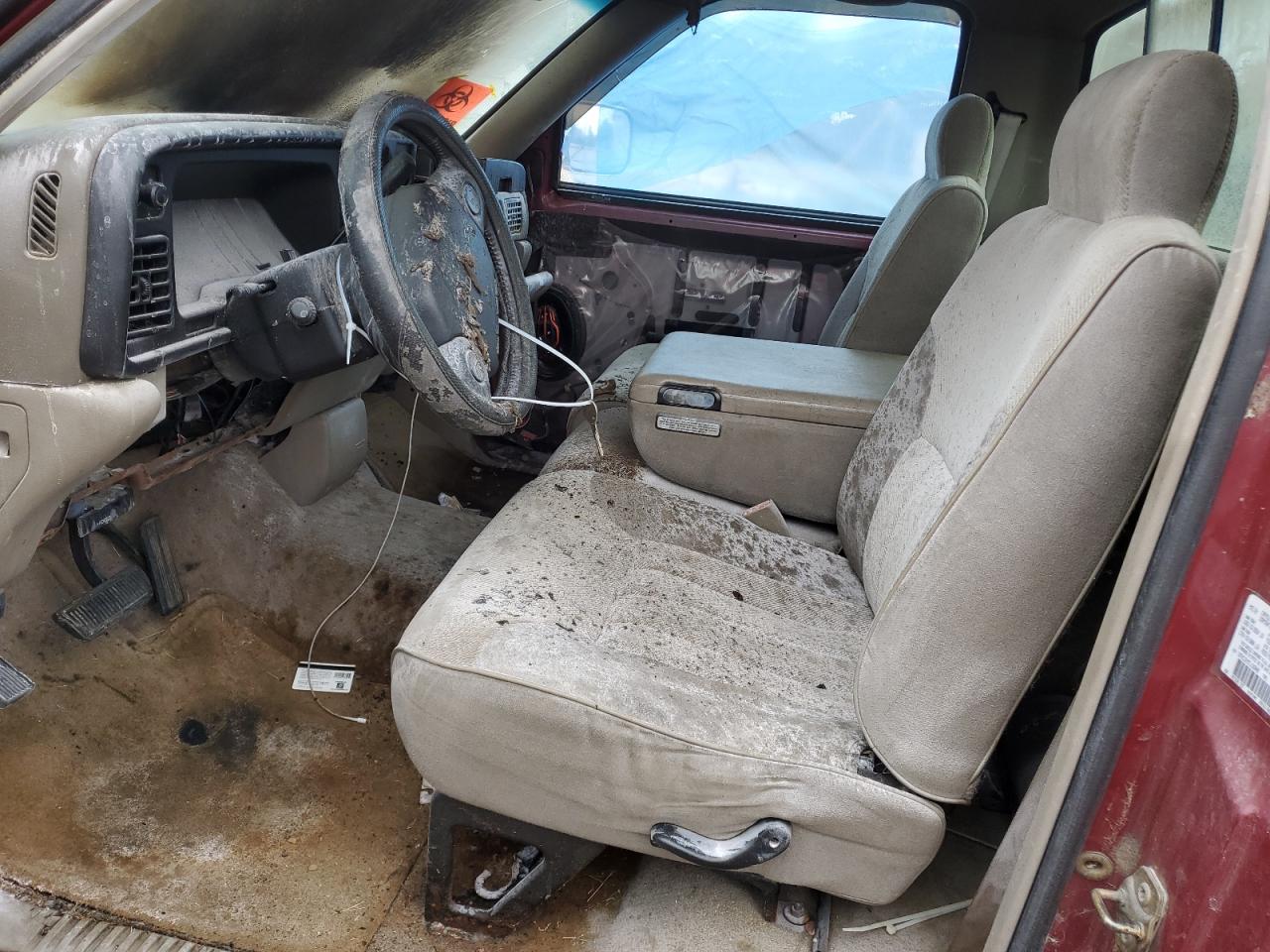 1996 Dodge Ram 1500 VIN: 1B7HC16Y9TJ183409 Lot: 57583004