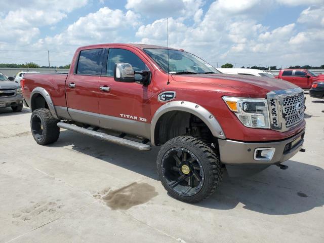 Пикапы NISSAN TITAN 2016 Бордовый