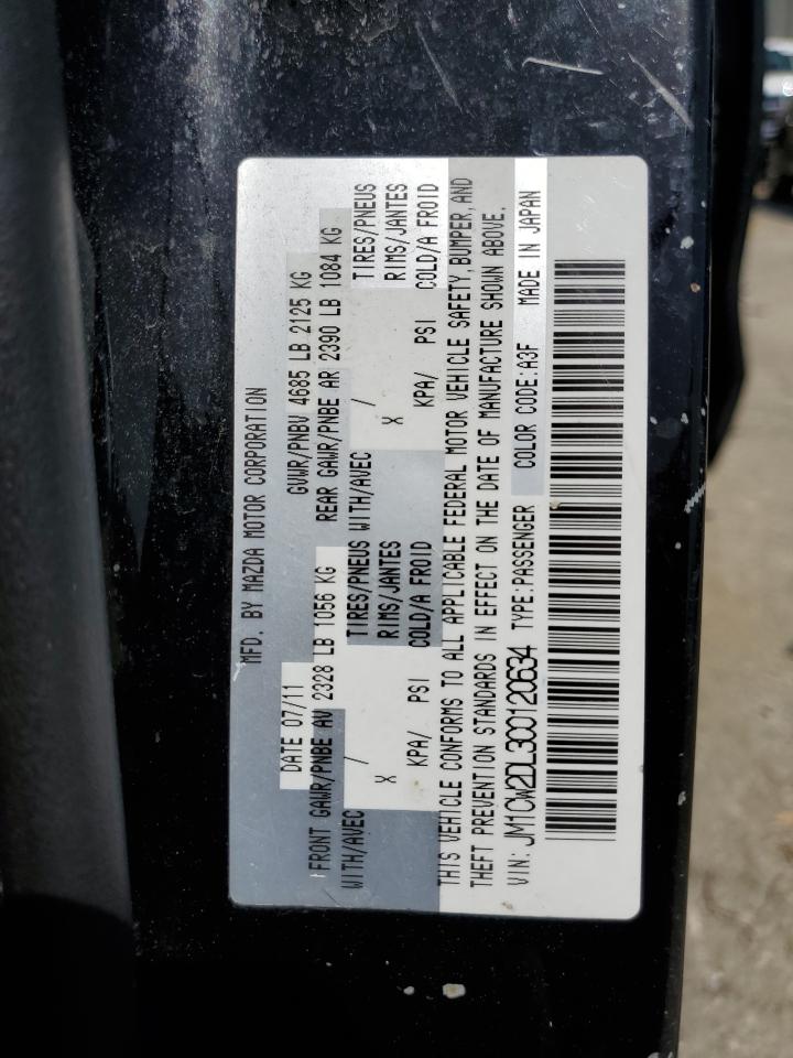 2012 Mazda 5 VIN: JM1CW2DL3C0120634 Lot: 58079614