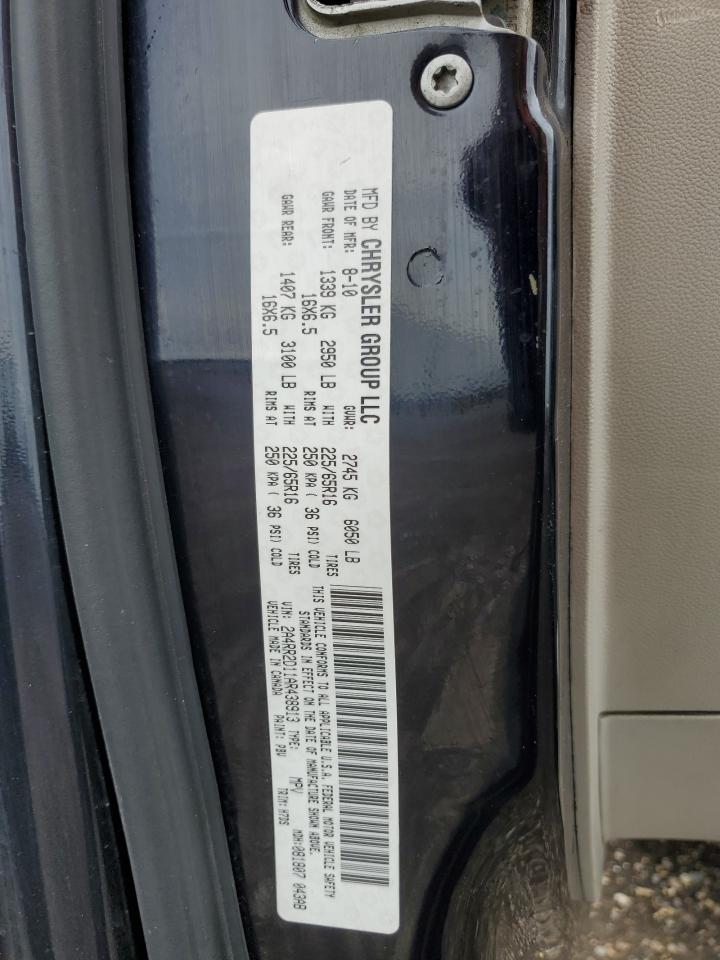 2010 Chrysler Town & Country Lx VIN: 2A4RR2D11AR438913 Lot: 60025614