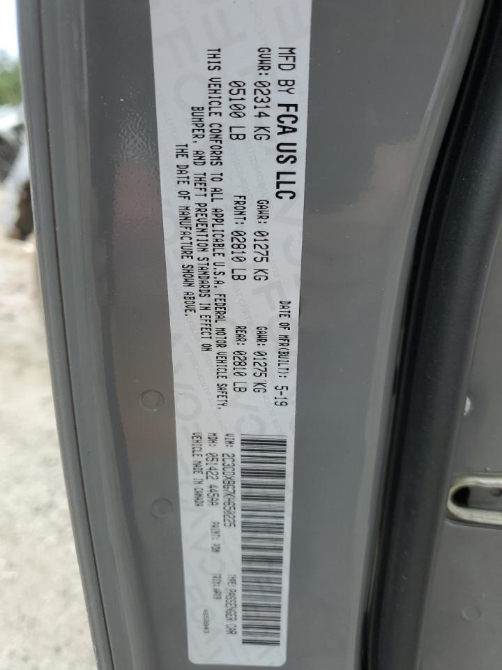 2C3CDXBG7KH650225 2019 Dodge Charger Sxt