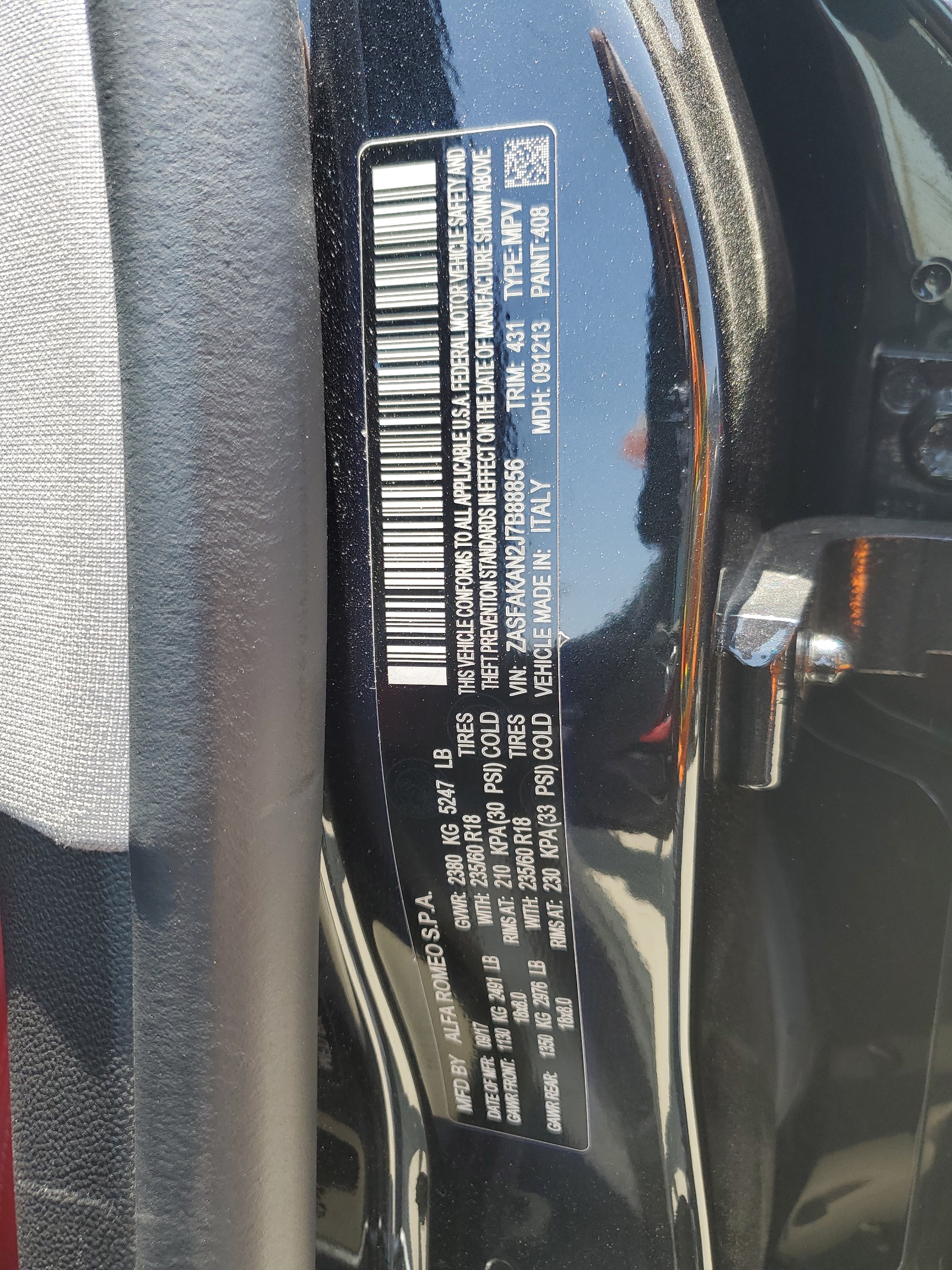 ZASFAKAN2J7B88856 2018 Alfa Romeo Stelvio