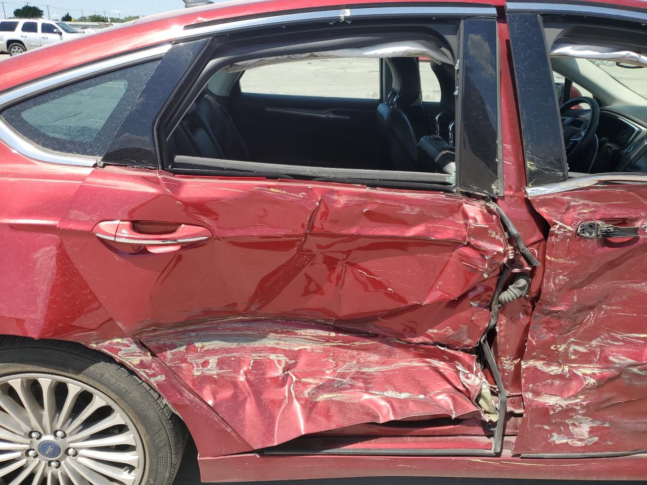 2015 Ford Fusion Titanium VIN: 3FA6P0K97FR115856 Lot: 60603394