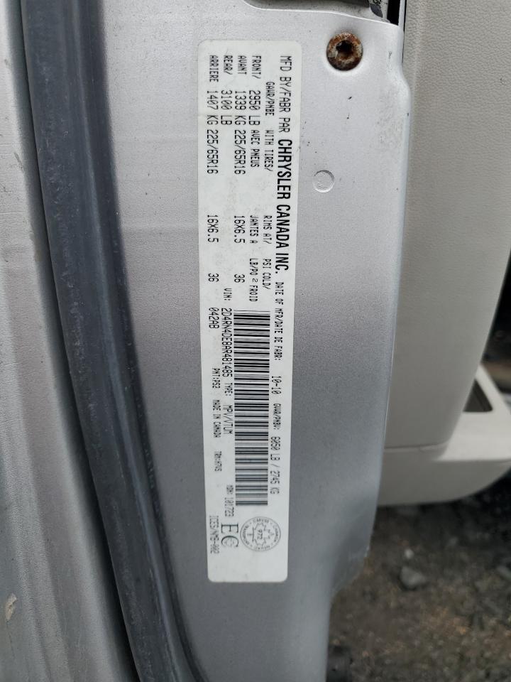 2010 Dodge Grand Caravan Se VIN: 2D4RN4DE8AR481485 Lot: 88357885