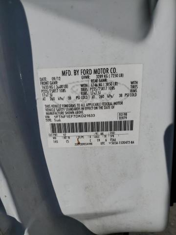 1FTNF1EF7DKD21633 | 2013 Ford f150