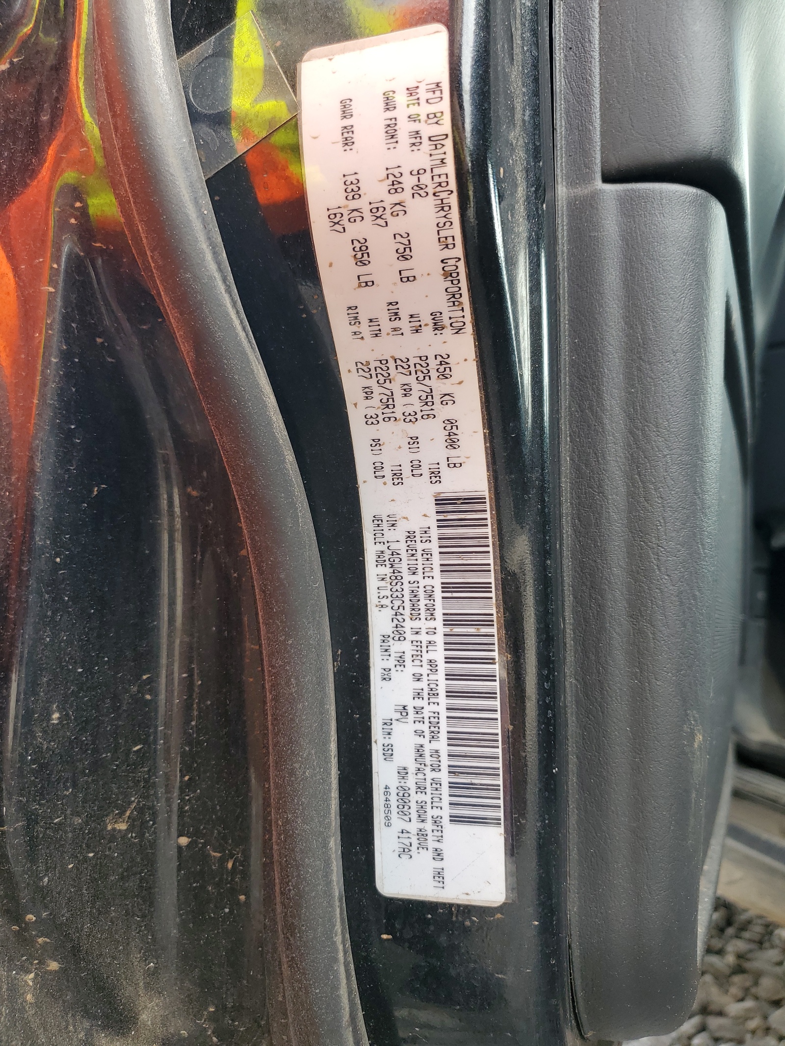 1J4GW48S33C542409 2003 Jeep Grand Cherokee Laredo