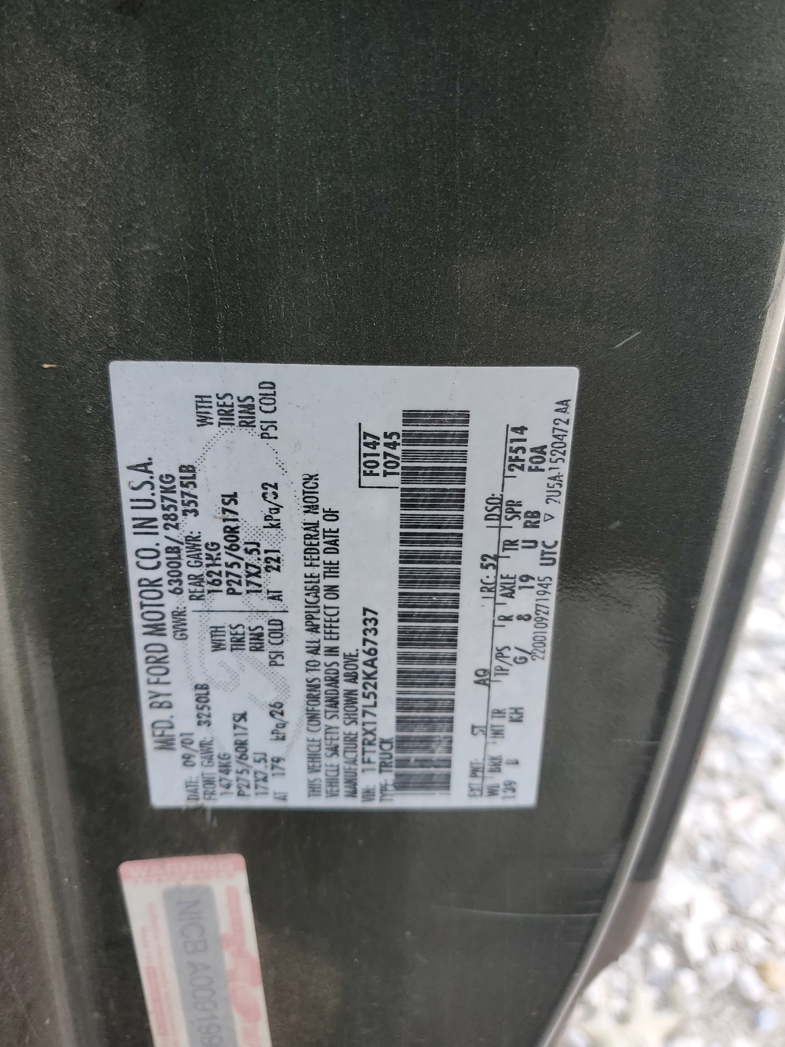 1FTRX17L52KA67337 2002 Ford F150