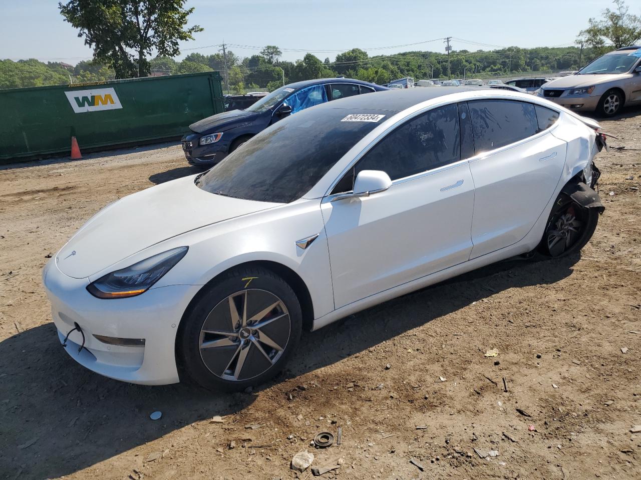 5YJ3E1EB8KF413822 2019 TESLA MODEL 3 - Image 1