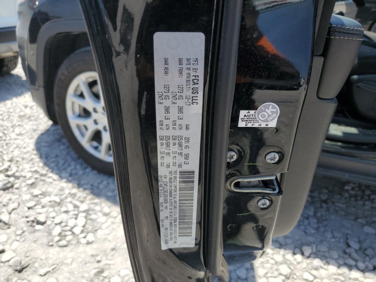 2018 Jeep Cherokee Latitude VIN: 1C4PJLCB2JD616030 Lot: 59481354