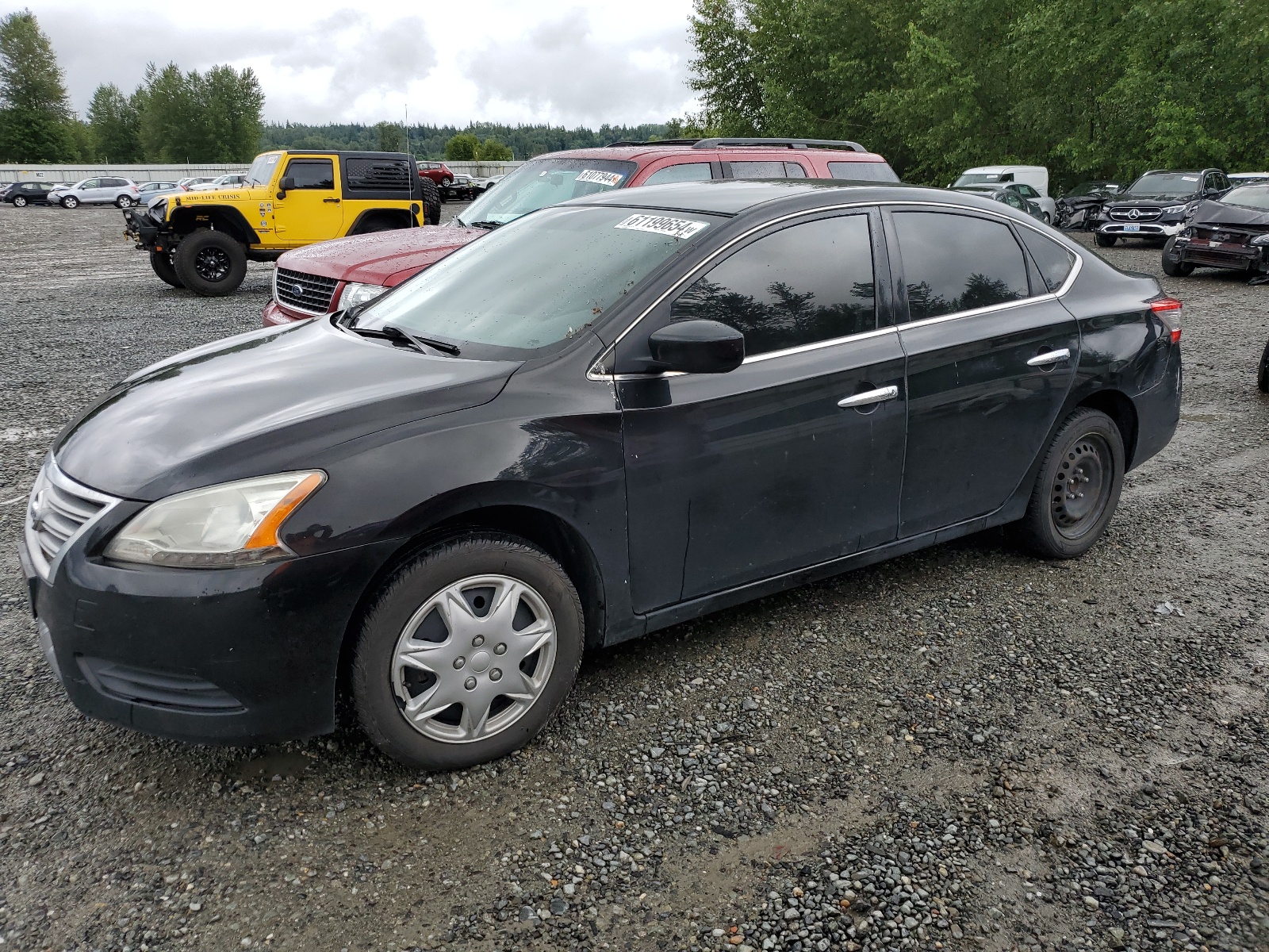 2015 Nissan Sentra S vin: 3N1AB7APXFY382977