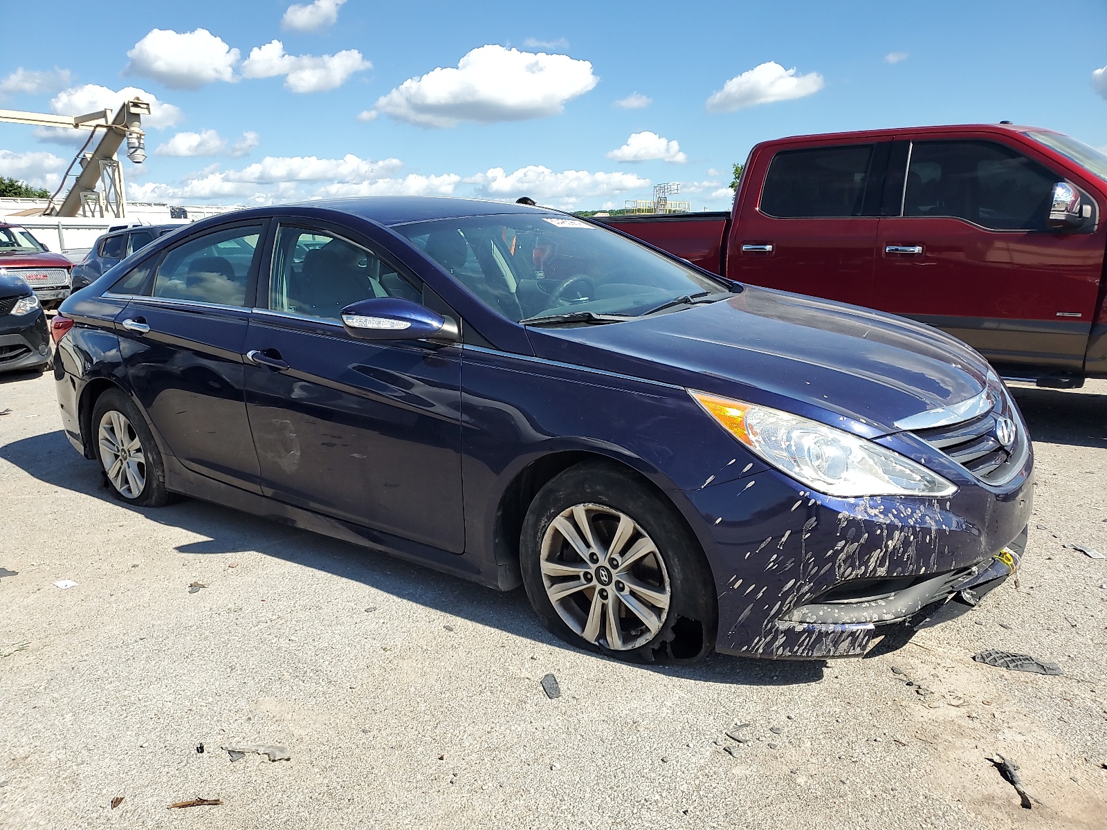 2014 Hyundai Sonata Gls vin: 5NPEB4AC2EH944473