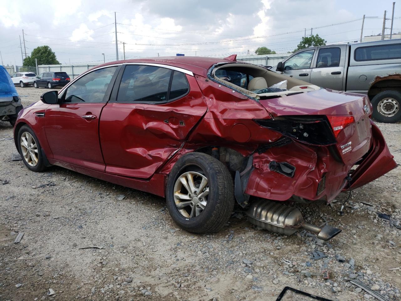 2012 Kia Optima Ex VIN: 5XXGN4A75CG053766 Lot: 60084404