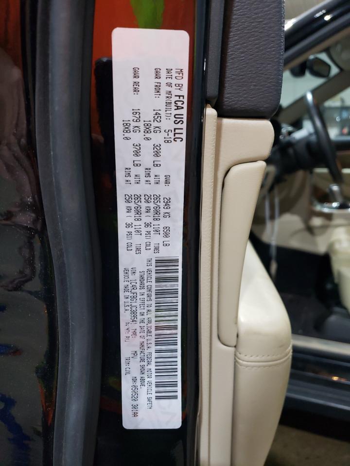 2018 Jeep Grand Cherokee Limited VIN: 1C4RJFBG1JC389541 Lot: 57388034