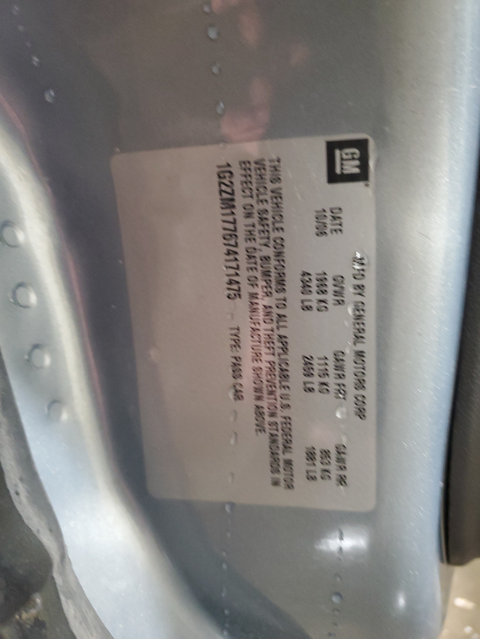 1G2ZM177674171475 2007 Pontiac G6 Gtp