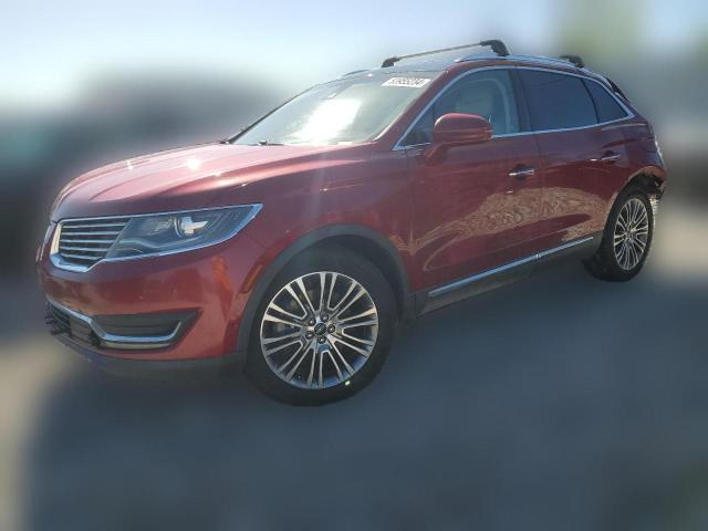  LINCOLN MKX 2016 Красный