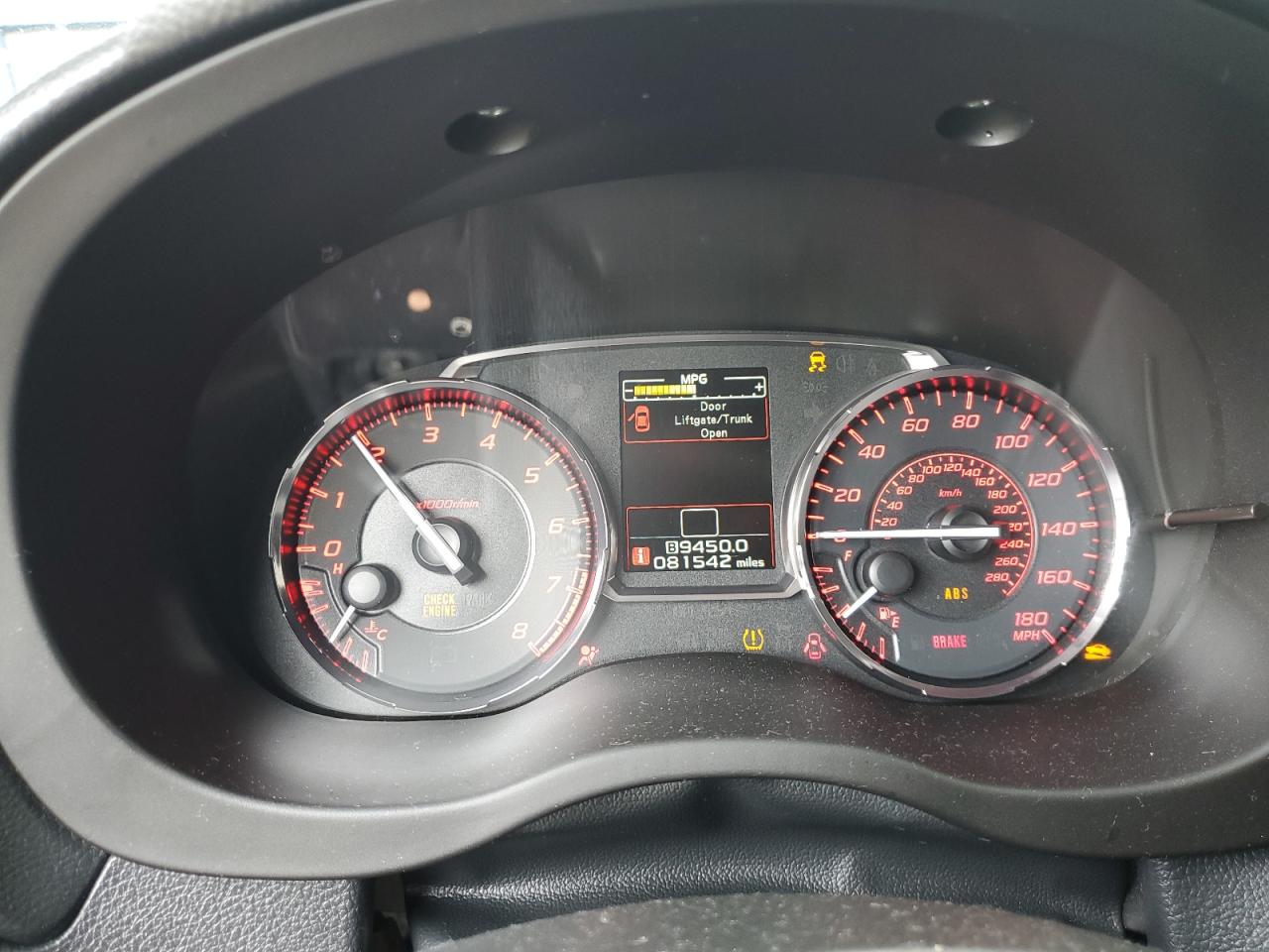 2016 Subaru Wrx VIN: JF1VA1B6XG9826652 Lot: 56895474