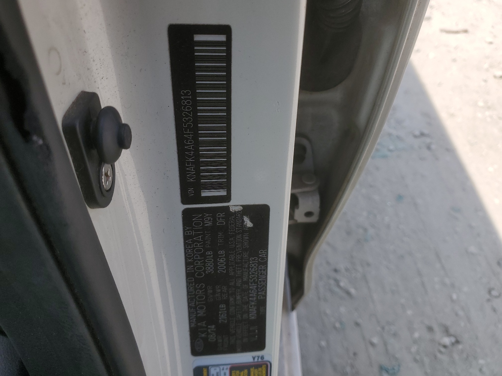 KNAFK4A64F5326813 2015 Kia Forte Lx