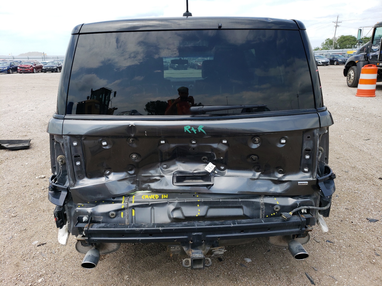 2FMHK6C81HBA11337 2017 Ford Flex Sel