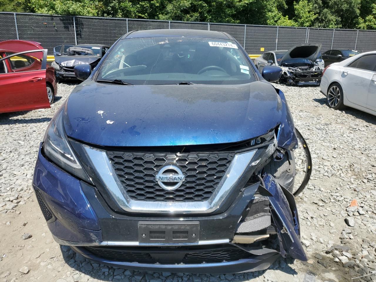 2022 Nissan Murano S VIN: 5N1AZ2AS4NC122044 Lot: 60443274