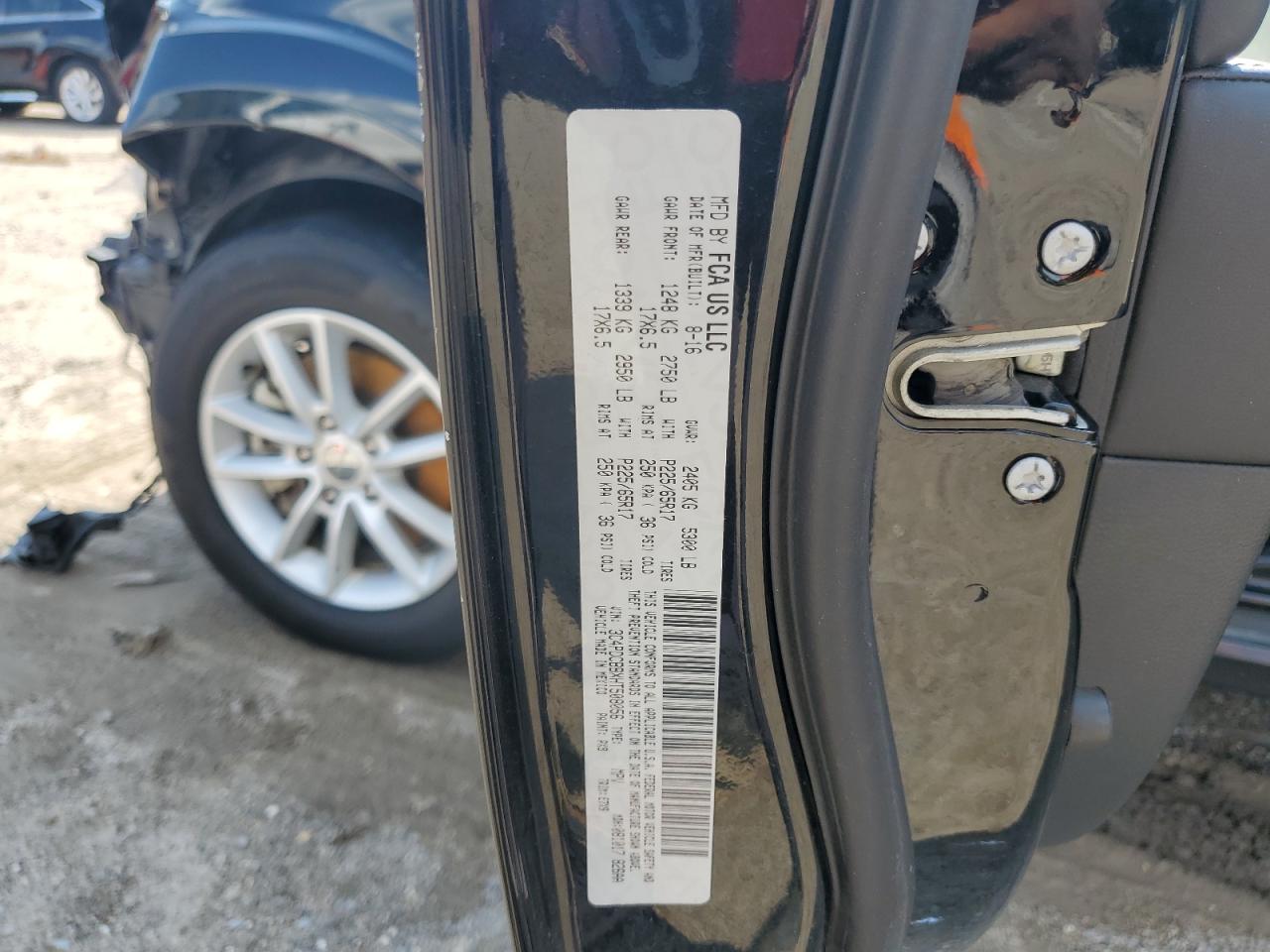 2017 Dodge Journey Sxt VIN: 3C4PDCBBXHT508056 Lot: 57316974