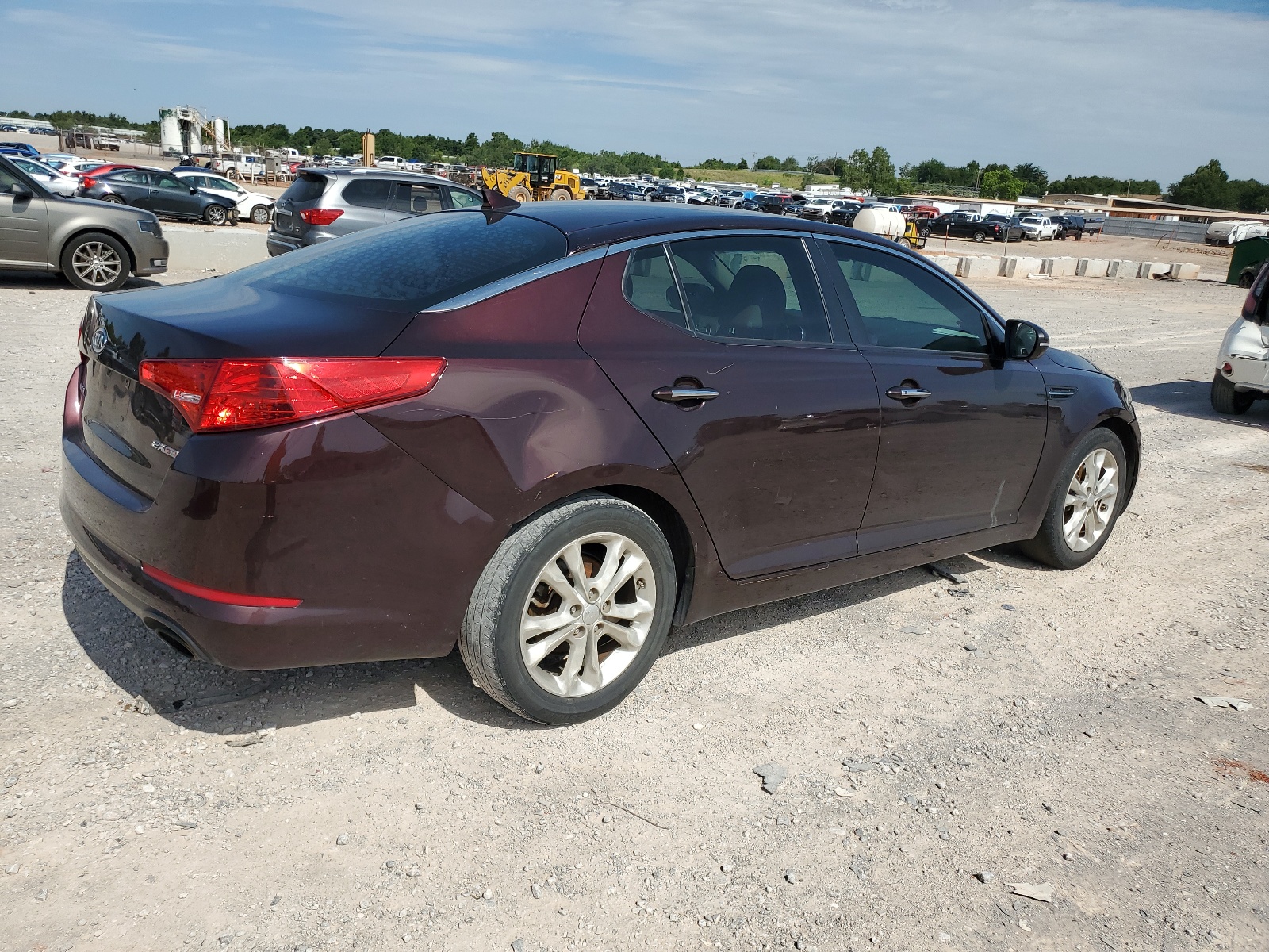 2012 Kia Optima Ex vin: 5XXGN4A77CG058497