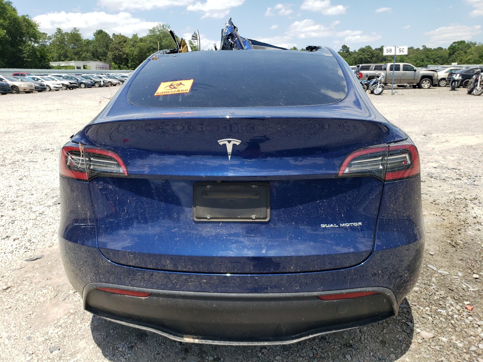 5YJYGDEE2MF200332 2021 Tesla Model Y