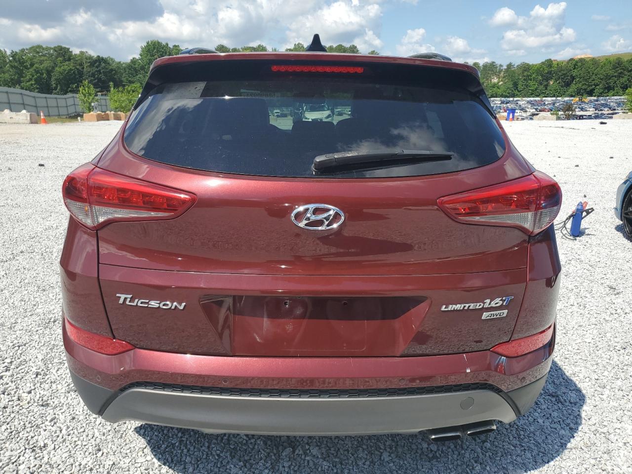 2016 Hyundai Tucson Limited VIN: KM8J3CA22GU053634 Lot: 58090924