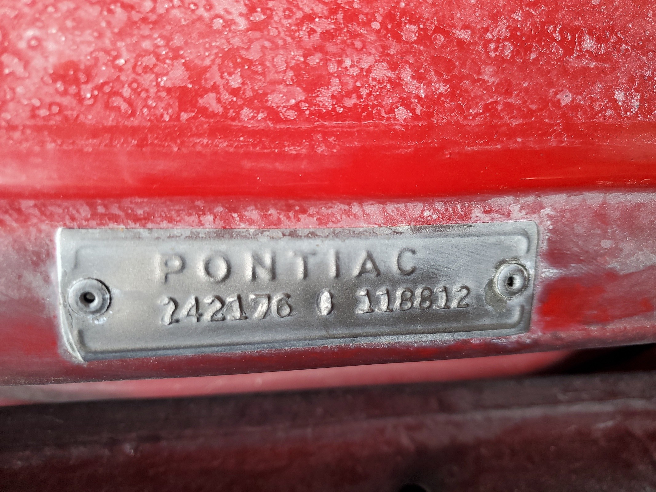 242176G118812 1966 Pontiac Gto