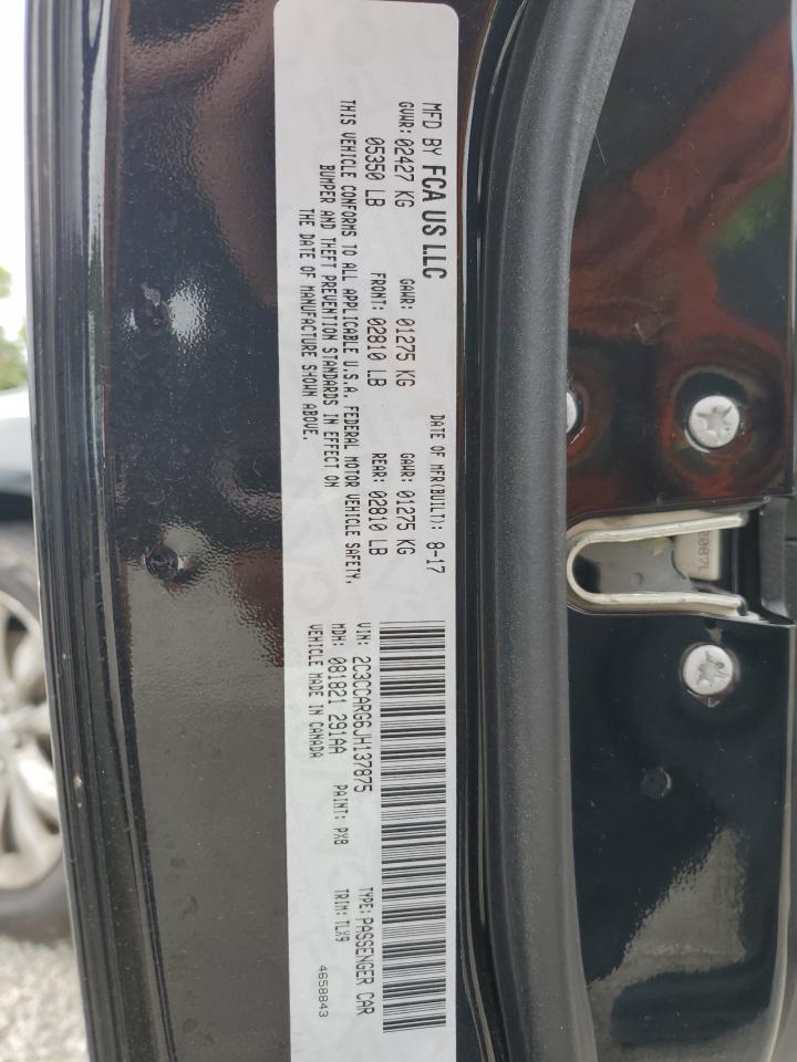 2018 Chrysler 300 Touring VIN: 2C3CCARG6JH137875 Lot: 57622174