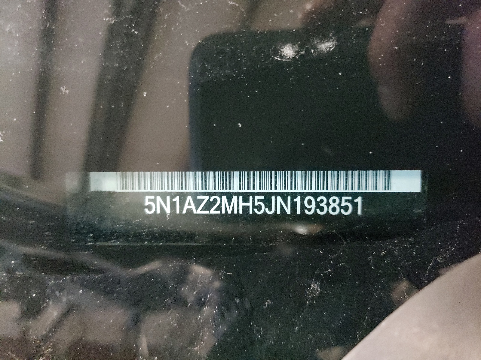 5N1AZ2MH5JN193851 2018 Nissan Murano S