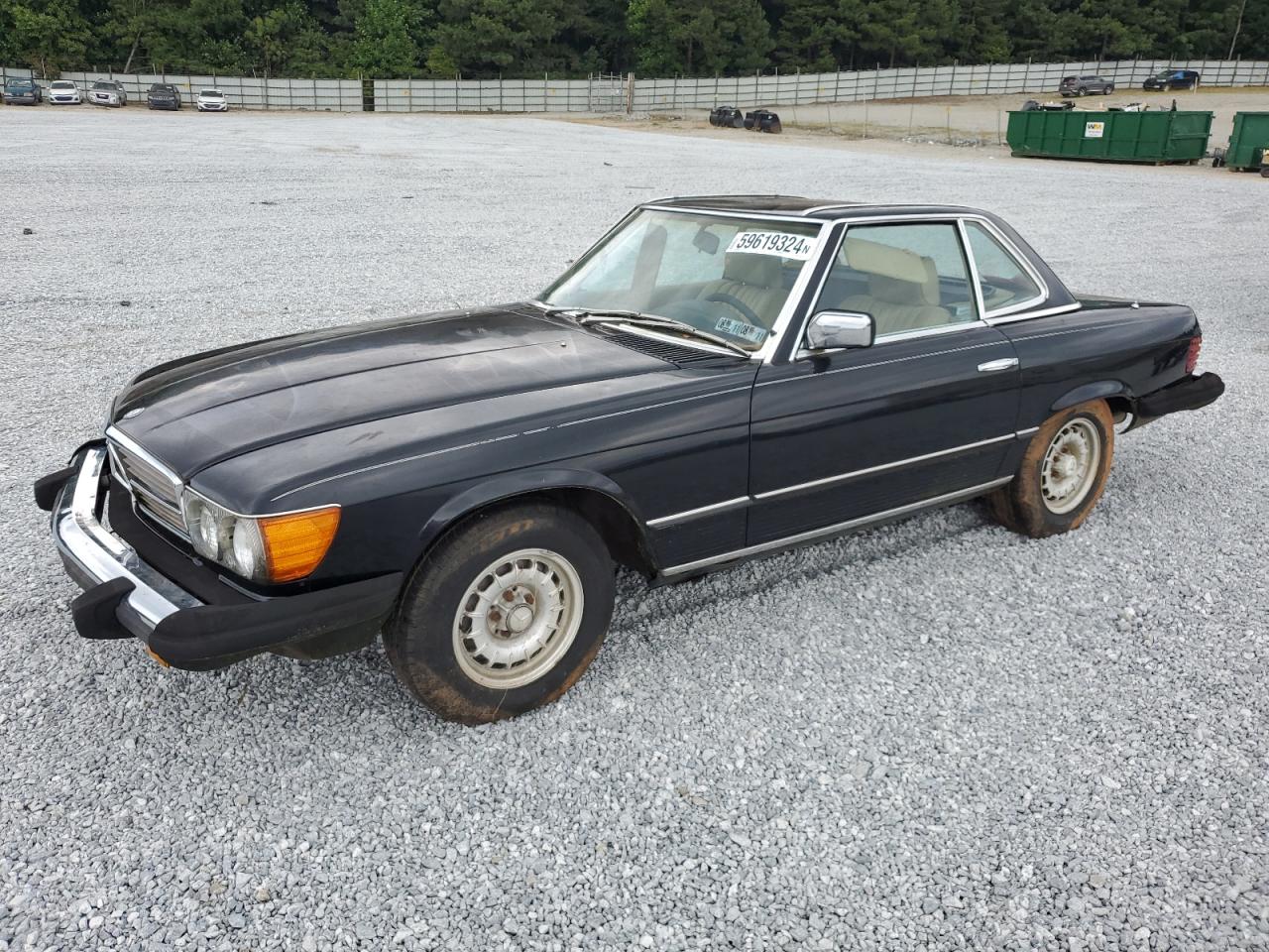1982 Mercedes-Benz 380 Sl VIN: WDBBA45A6CB018489 Lot: 59619324